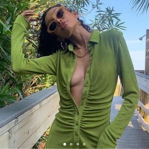 With Jean Andy Dress in Forest